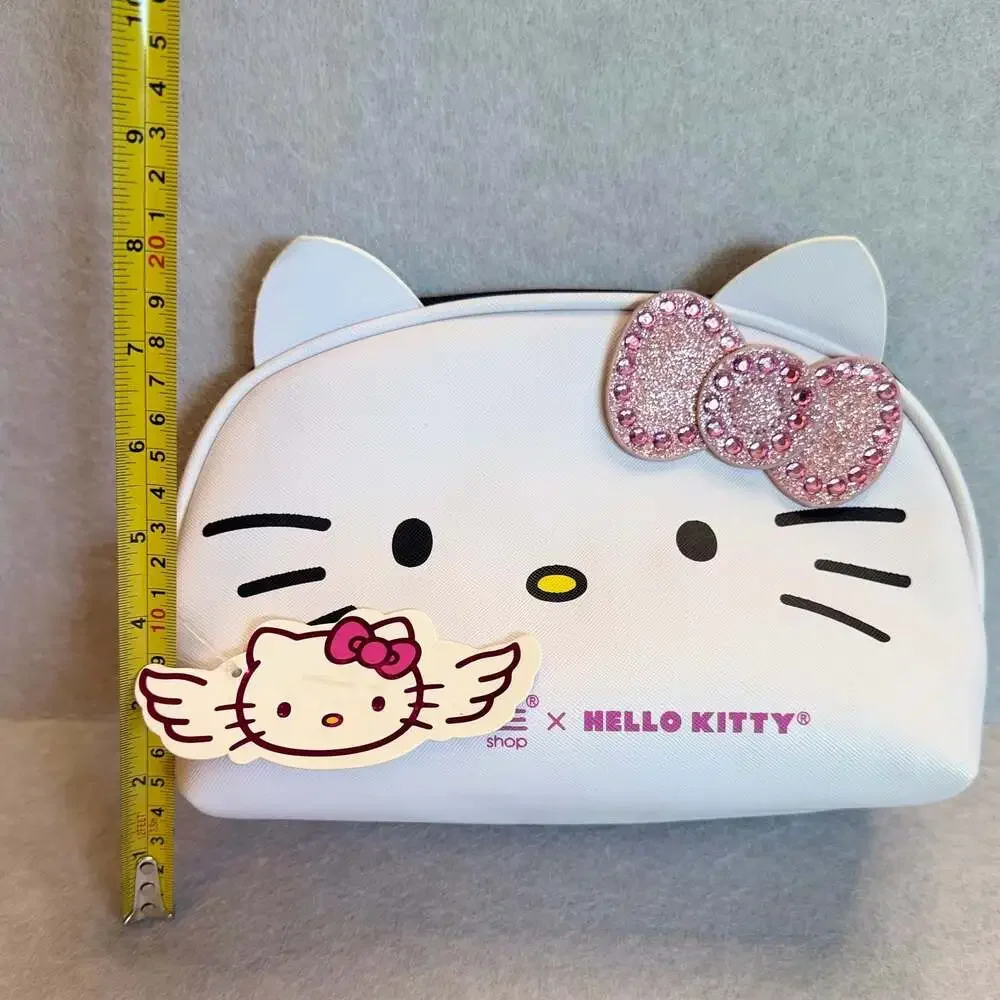 Hello Kitty The Crème Shop Bling Bling Makeup Pouch Limited Edition NWT